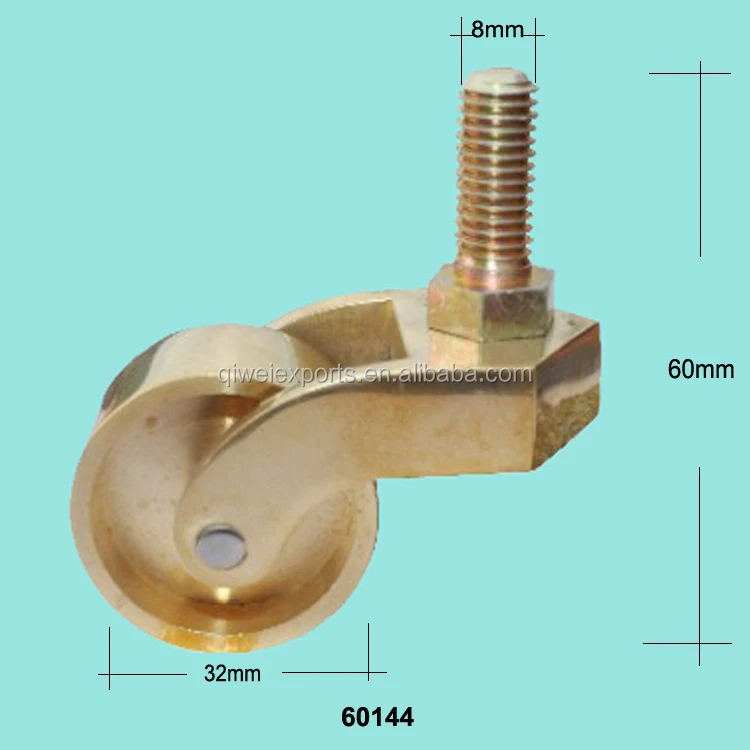 60144 screw furniture caster