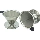 New Design French Press Espresso Portable Coffee Maker Stainless Steel Drip Filter Caps