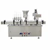 Professional factory price auto amber spray bottle inhaler oral filling capping machine with four nozzles