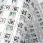 Custom 3D Anti-fake Adhesive Hologram Security Code Sticker Sheet Label