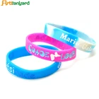 Fashion Custom Silicone Rubber Private Label Festival Wristband And Bracelet