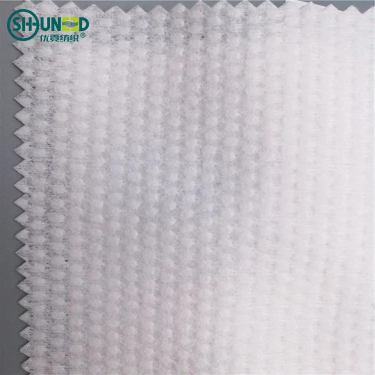 China Wholesale 80gsm Pearl-dot Pattern Polyester/Viscose Spunlace Nonwoven Fabric for Wet Wipes