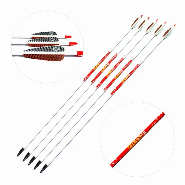 Archery Carbon Arrows 300-800 Spine Hunting Arrow
