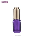 Wholesale Glass Bottle 15ml with Metallization Pump Dropper for Face Oil,Serum,Liquid Foundation, Primer,Concealer