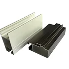 Square Shape and 6000 Series Grade aluminum doors window profile