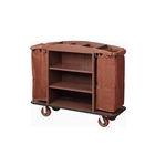 High quality hotel cleaning trolley stainless steel housekeeping cart hotel linen trolley