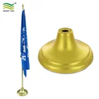 235cm Gold Silver Aluminum Indoor Flag Pole