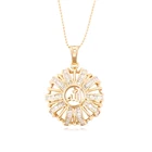 32681 Xuping high quality well design beautiful flower pendant superstar accessories jewelry