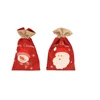 Free Shipping Christmas Candy bag Christmas Gift bag Embroidered Jute gift bags party supplies