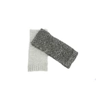wholesale women fashion gray custom crochet knit scarves