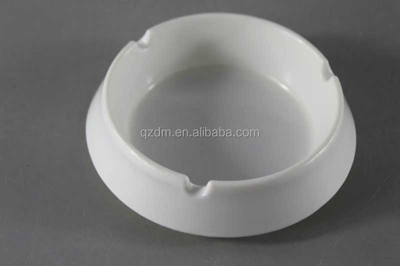 Custom-made Plastic ashtray , Melamine ashtray, White ashtray