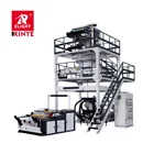 High Speed ABA 3 2 Layer Mini HDPE LDPE PE Blown Film Extruder Agriculture Polyethylene Plastic Film Blowing Machine Price