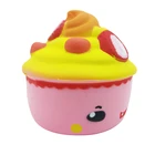 Best selling Kawaii soft ice cream squishies emoji Slow Rise Squishy toy ice cream/cake/bread squishy toys