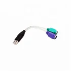 Chinese Supplier Keyboard Mouse to USB 2.0 Converter Adapter Cable for Laptop PC Computer for PS2