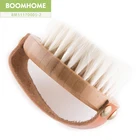 Natural friendly wooden baby goat hair Baby brush baby hair accessories