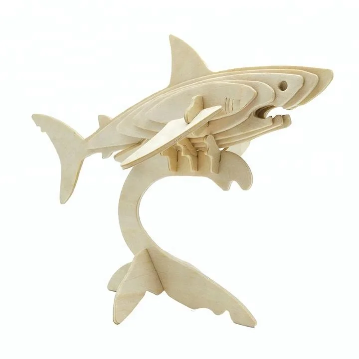 wooden shark toy