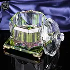 MH-G0327 rainbow glass wedding trinket box crystal jewelry box