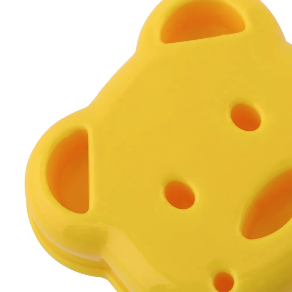 2015 new Home DIY Cookie Cutter Plastic Sandwich Toast Bread Mold Maker Cartoon Bear cake mold cooking tools