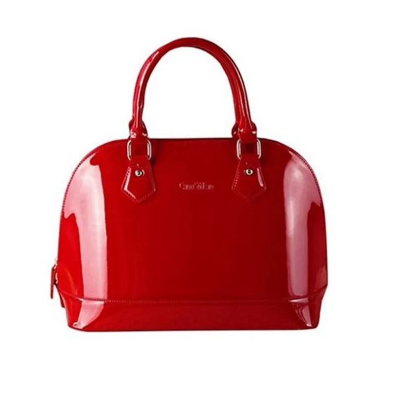 2015 Hot Fashion Women Handbag Lacquer Patent Leather Shell Bags Crossbody Shoulder Bags for Ladies Clutch 5043