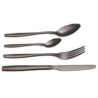 Stainless Steel Metal Cutlery Metal High-grade Stainless Steel Black Metal Cutlery Set