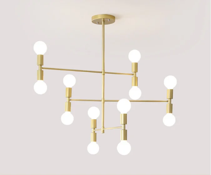 modern fashion young people's living room bedroom  restaurant Up and down chandeliers lights