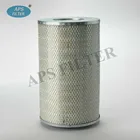 Cylindrical cartridge cellulose+fiberglass material industrial dust collect air filter