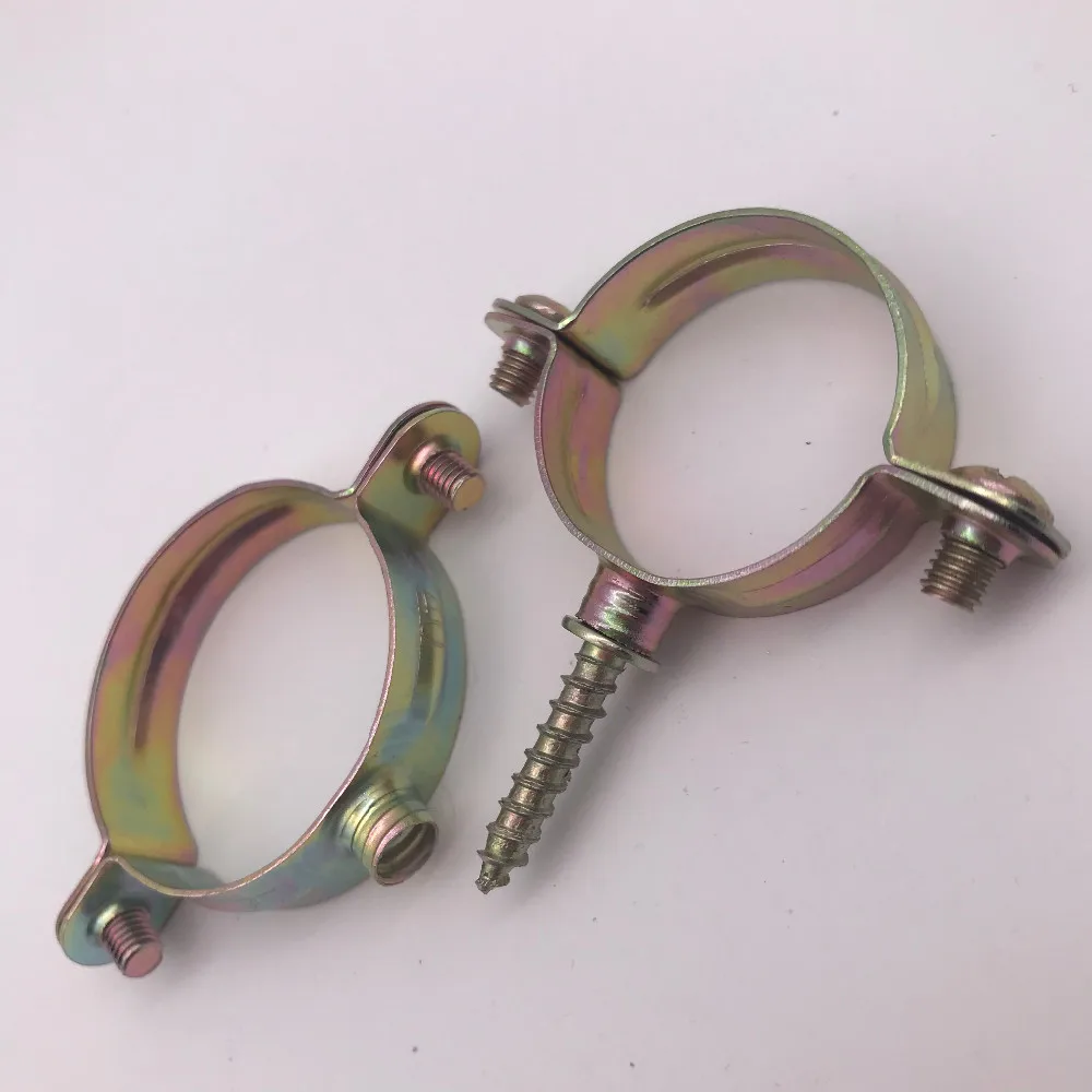 Wall Mount Pipe Clamp Single Pipe Clamp M7 Size Pipe Clip Fitting Metal