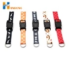Hot Transfer Color Polyester Adjustable Custom Dog Collars