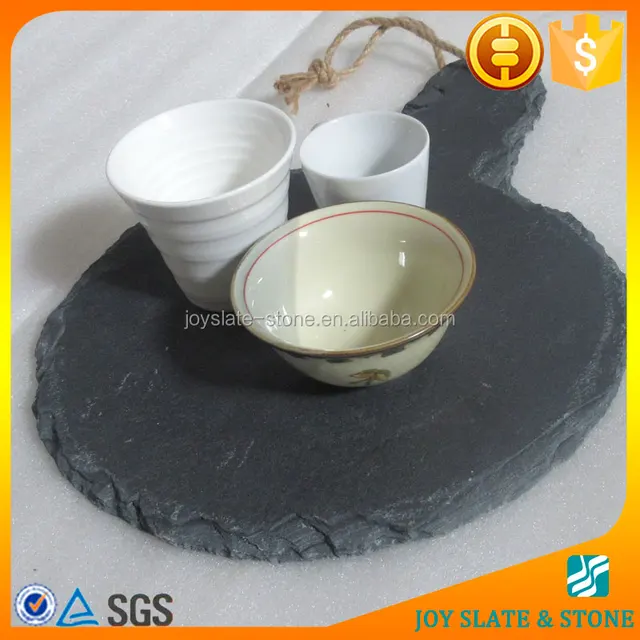 high quality slate cheese board/nature stone cheese tray/serving