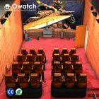 2018 hot sale new simulator 9 seats 7D theater / cinema project with 7d glasses