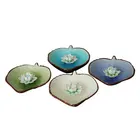 Ceramic Burner Plate Incense High Quality Handmade Diverse Style Ceramic Incense Oil Burner and Plate