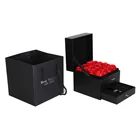 custom handmade expensive clamshell jewelry box pulp pantyhose packaging bags with magnetic closure China maker