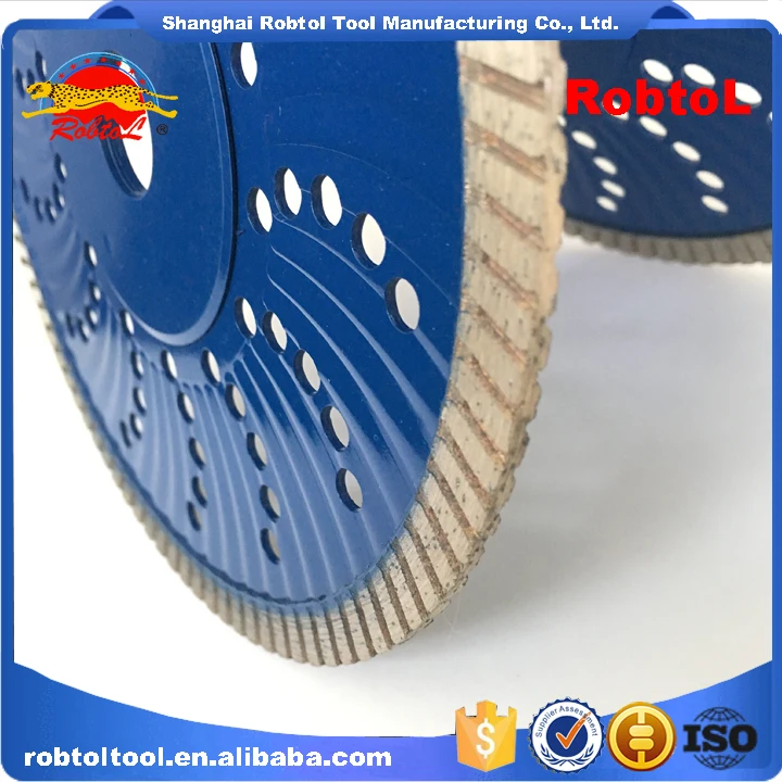 7" 180mm Socket Flange Turbo Rim Diamond Saw Blade Multi Hole Angle Grinder Circular Cutting Disc Disk Wheel Universal Stone