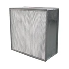 Wholesale medium efficiency HEPA aluminum galvanized stainless steel frame clapboard air filter