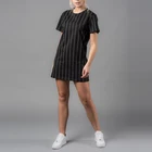 OEM new design clothing for women dress chiffon short sleeve dresses