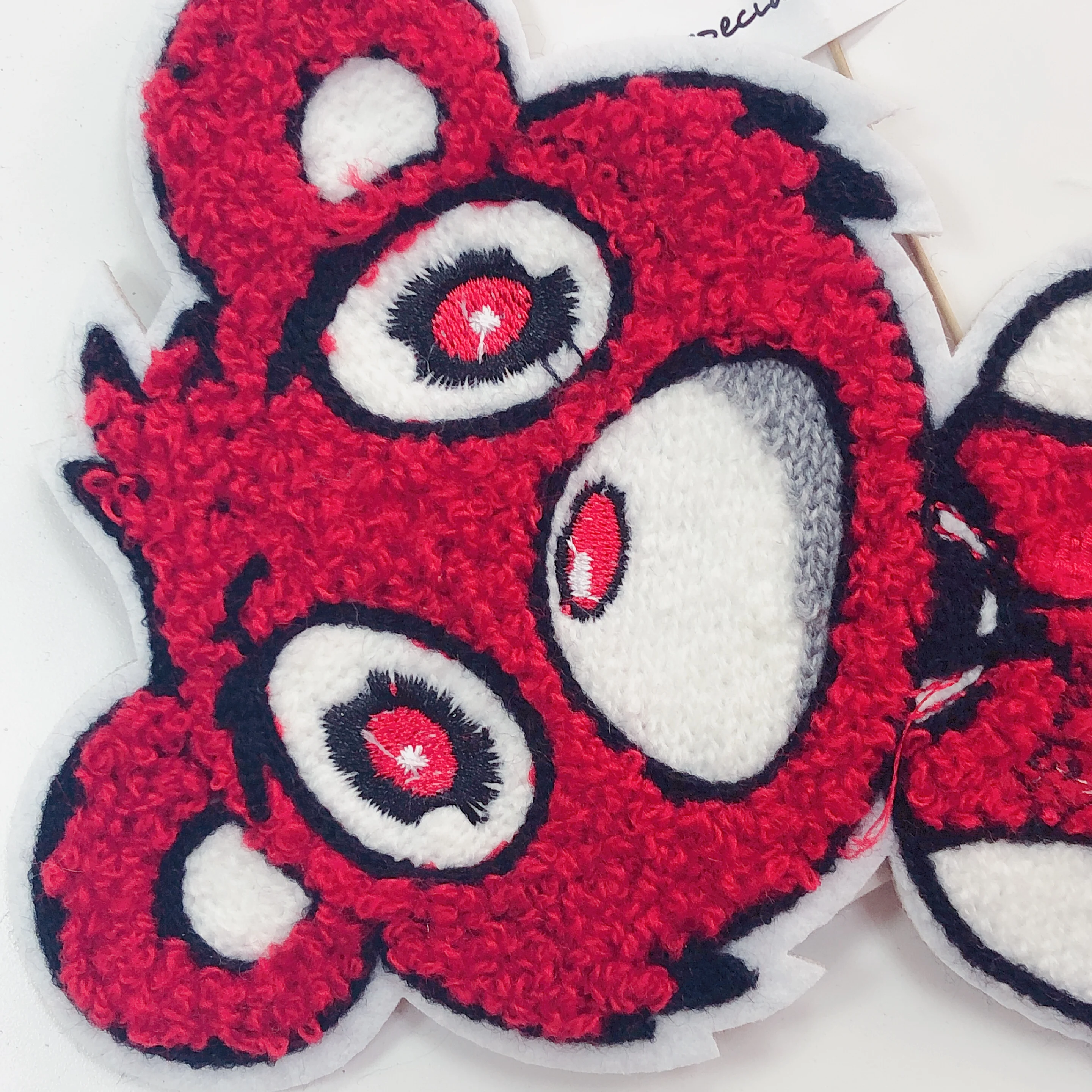 Wholesale custom sew on towel embroidery patch garment woven patch for boys for clothingIMG_1731