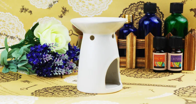 Ceramic Mini Oven Oil Warmer, Porcelain Tealight Candle Diffuser