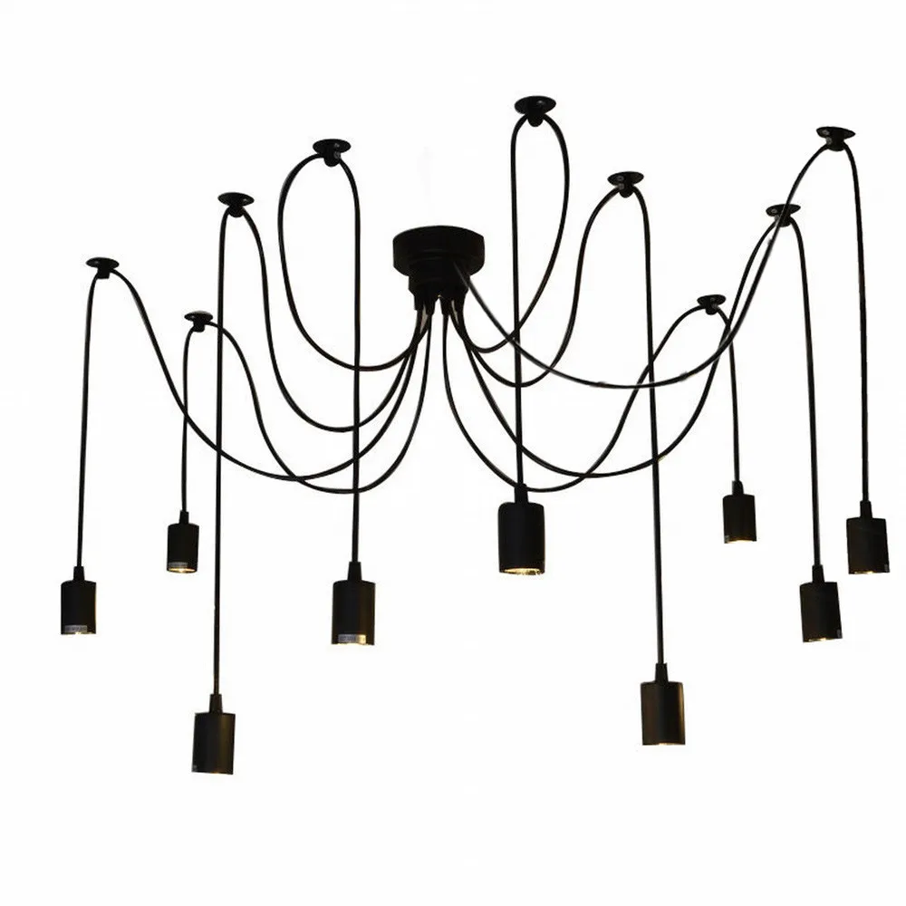Retro Spider pendant Lamp Classic Decorative Loft Lights American Country Edison Pendant Light E27/E26 120V-240V New Arriving