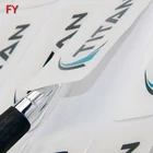 New products custom clear epoxy logo label sticker