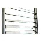 custom glass window shutter aluminum frame glass louvre window