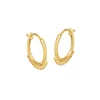 925 silver jewelry 18K plated dainty minimalist bead indian earrings
