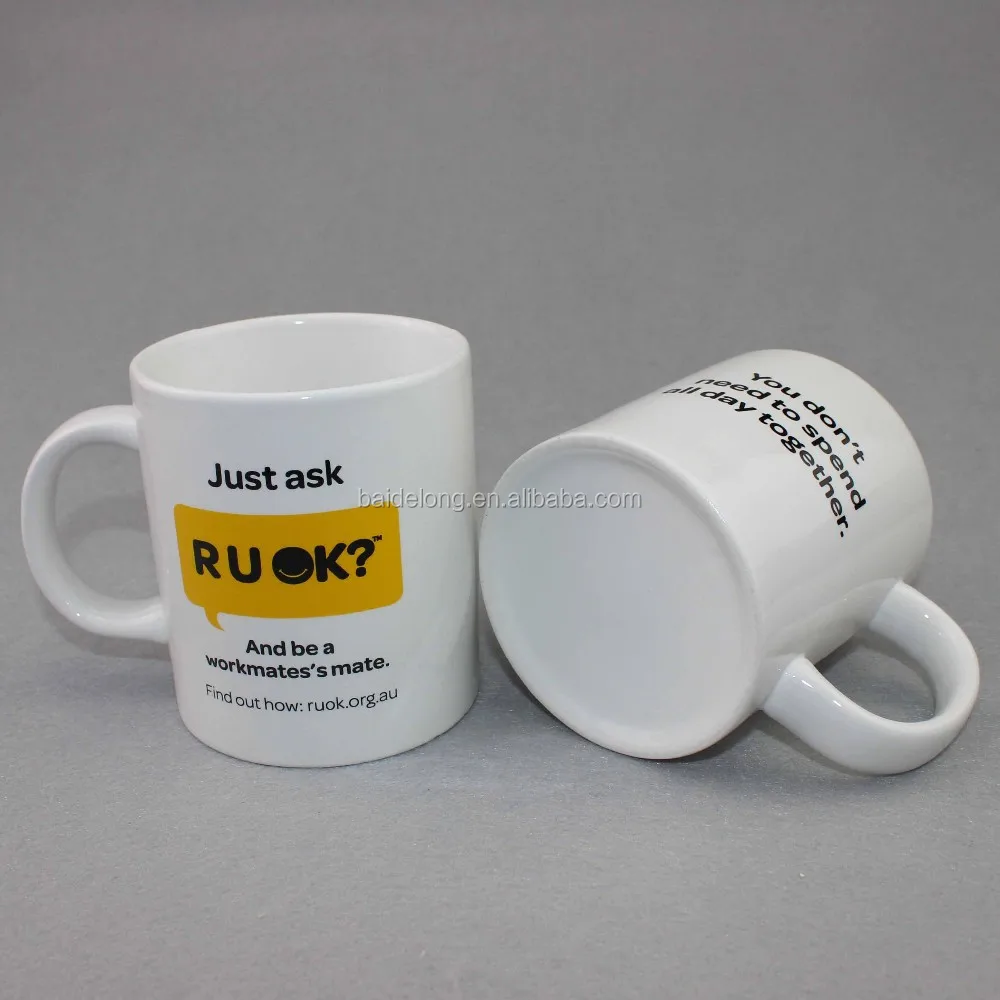 11oz sublimation mugs with gift mug box.