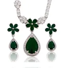 S-2 XUPING jewelry set latest, indian cubic zirconia jewelry necklace set, indian bridal jewelry sets jodha akbar jewelry set