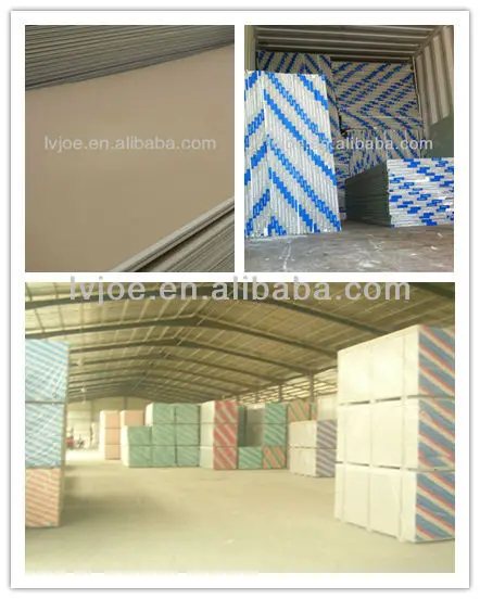 Adopted the carbon steel and low alloy steel plates paper faced gypsum board prodution line with Germany technology