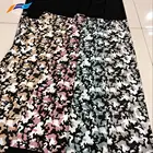 NIDA Abaya fabric Printing NIDA 68" for dubai Formal black