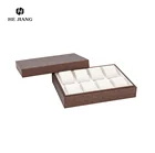 2020 New design Top cover removable leather watch box with 8 slots for sale