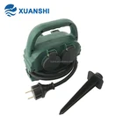 CE Approved Outdoor Garden Waterproof Rubber Cable Double European Socket