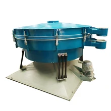 Professional manufacturer graphite powder vibrating tumbler screen with ultrasonic cleaning system