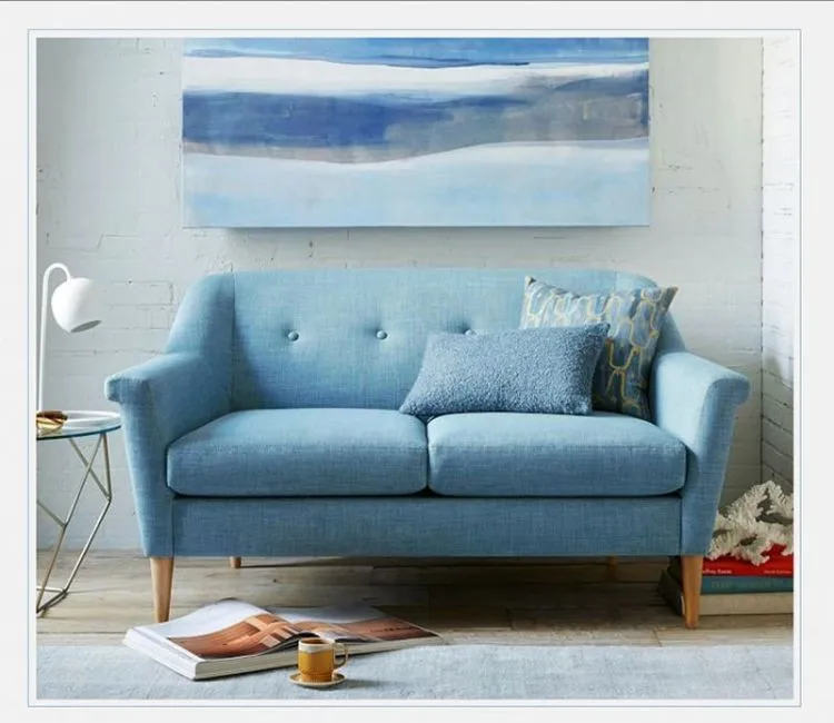 Modern Nordic  Style Living Room Simple Fabric Sofa set