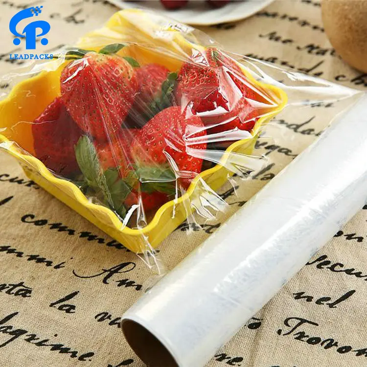 Custom Printed PE/PP/OPP/CPE/PVC Food Packaging Stretch Film Roll